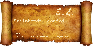 Steinhardt Leonárd névjegykártya